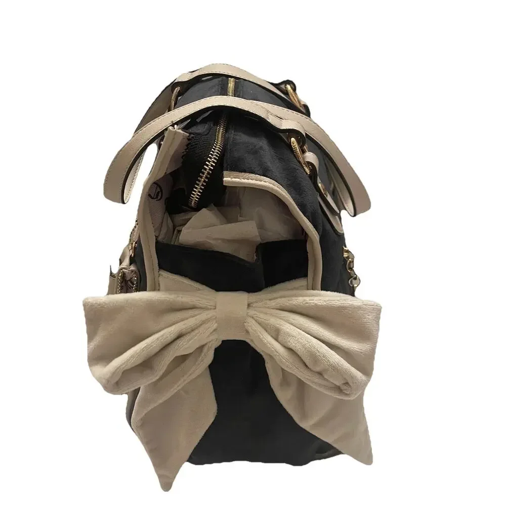 Juicy Couture Vintage Dreamy Juicy Tote Bag Liquorice & Crystal New Bow Crown